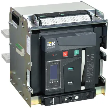 Выключатель автоматический воздушный ARMAT выдвижного исполнения 3P F 125кА 2500А расцепитель TT с комплектом аксессуаров 220В: мотор привод катушка включения катушка отключения