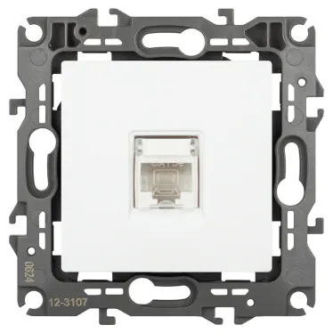 Розетка Серия 12 12-3107-01М информационная RJ45, белый матовый