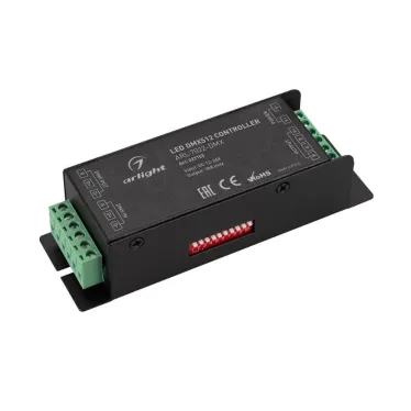 Декодер ARL-7022-DMX (12-24V, 3x6A, DMX512) (ARL, IP20 Металл, 2 года)