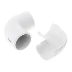 Соединитель угловой разборный белый d32 мм