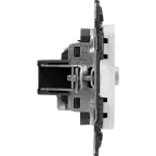 Valena ALLURE Розетка ТВ оконечная 10дБ 0-862 МГц С лицевой панелью Белая