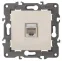 Розетка RJ45, Эра Elegance, сл.кость, 14-3107-02