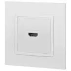 Розетка HDMI, Эра Elegance, белый, 14-3114-01