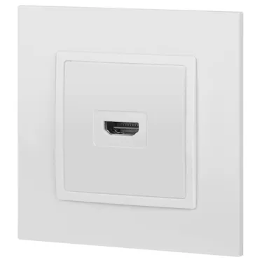 Розетка HDMI, Эра Elegance, белый, 14-3114-01