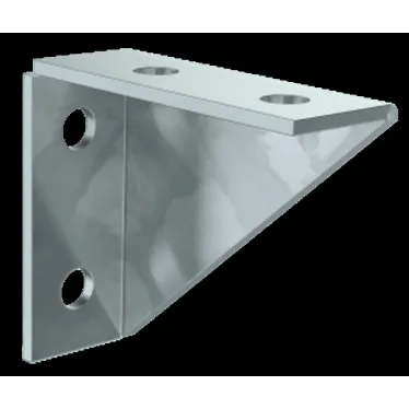 Уголок крепежный двойной усиленный для STRUT-профиля HDZ