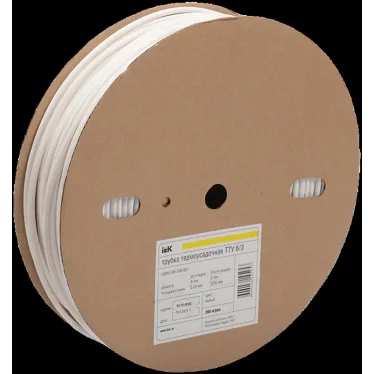 Трубка термоусадочная ТУТ 12/6 желтая (100м)