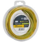 Трубка термоусадочная ТТУ нг-LS 12/6 желто-зеленая (2м/упак) IEK