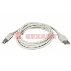 Кабель USB B - USB A, 1.8м., серый