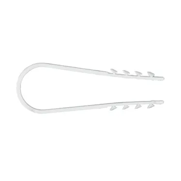 Дюбель-хомут для круглого кабеля (19-25мм) белый (50 шт) PROxima