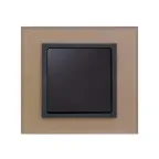 Рамка на 3 поста, S82N, медь - графит (стекло)