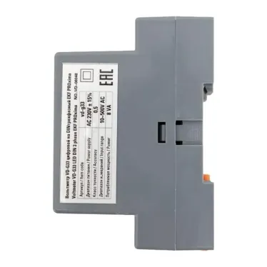 Вольтметр цифровой VD-G33 на DIN трехфазный PROxima