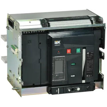 ARMAT Воздушный автоматический выключатель выдвижного исполнения 4P типоразмер E 100кА 2500А расцепитель TT с комплектом аксессуаров 220В: мотор привод катушка включения катушка отключения