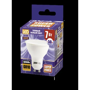 Лампа светодиодная LED 7Вт GU10 230V/50Hz теплый SP