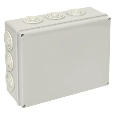 Коробка распаячная КМР-050-043 пылевлагозащитная 12 мембранных вводов уплотнительный шнур (240х190х90) PROxima