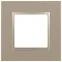 Рамка для розеток и выключателей  Elegance 14-5011-04 Classic, на 1 пост, шампань  | Б0060574 | ЭРА