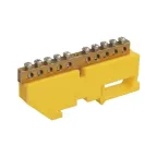 Шина PE земля на DIN-изоляторах ШНИ-6х9-8-Д-Ж