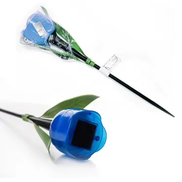 Светодиодный Светильник садовый на солнечной батарее СОЛАР USL-C-454/PT305 BLUE TULIP