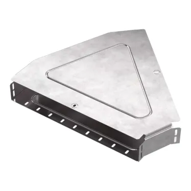 Угол горизонтальный 45 градусов с крышкой Стандарт 500х80