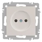 Розетка Intro Accent 6-201-06 2P, 16А-250В, IP20, СУ, перламутр