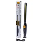 Фонарик автомобильный аккумуляторный, магнитный, индикатор заряда, регулируемый угол, диммер AA-701 Практик