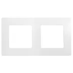 ETIKA Рамка 2 поста белая