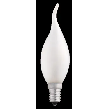Лампа накаливания CT35 40W E14 frosted свеча на ветру