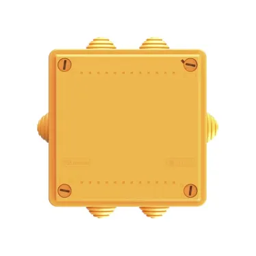Коробка пластиковая FS с кабельными вводами и клеммниками, IP56,100х100х50мм, 5р, 450V,20A,10мм.кв