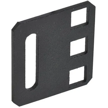 Переходник с 21'' на 19'' 1U черный