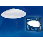 Лампа светодиодная LED-U165-20W/3000K/E27/FR PLU01WH Форма UFO матовая Теплый (3000K) Картон