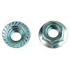 Гайка М12 с насечкой препятствующей откручиванию INOX