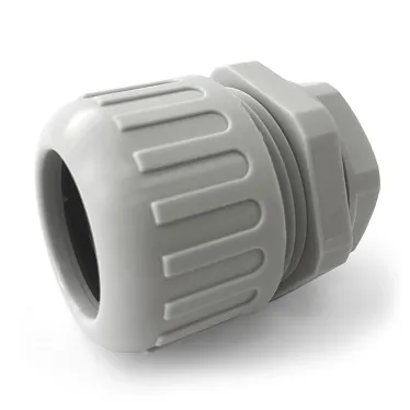 Муфта вводная усиленная (IP68) для гофрированных труб серая ВМУ-ГТ-20