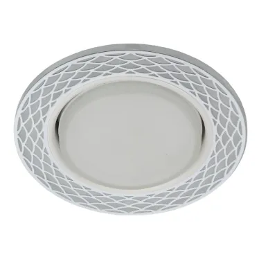 DK LD37 WH/WH Точечные светильники декор cо светодиодной подсветкой GX53, белый/белый