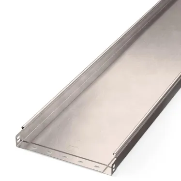 Лоток неперфорированный Стандарт INOX (AISI 409) 300х50х3000 (0,8 мм) (6 м/уп)