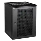 Шкаф LINEA W 6U 600x450 мм дверь перфорированная RAL9005