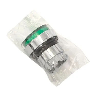 Механизм кнопки исполнительный XB4 зеленый плоский возвратный без фиксации с подсветкой PROxima