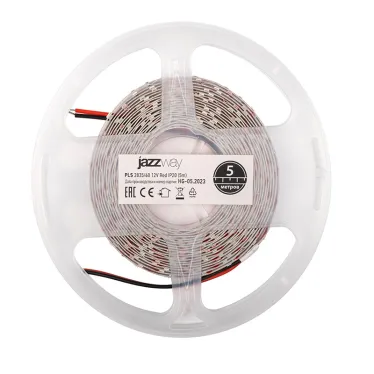 Лента светодиодная LEDx60/м 1м 6Вт/м 12В красный IP20 (5м)