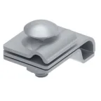 Соединитель прутка 6-10 мм на водосточный желоб. Материал - горячеоцинкованная сталь.