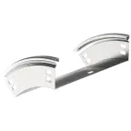 Поворот плавн. 45град тип В20 ESCA 80х600мм