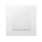 Клавиша двойная, Scudo, белый