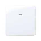 Выключатель однополюсный с контрольной подсветкой, 10А 250В, S27, белый