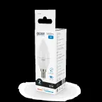 Лампа светодиодная LED 8 Вт 560 лм 6500К свеча холодный E14 AC 220В Elementary Gauss