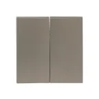 Валенсия лицевая панель выключателя 2-кл. проходного 10А кашемир