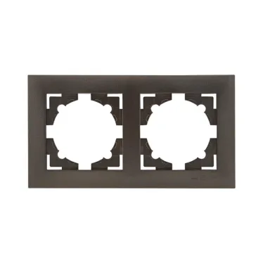 Валенсия Рамка 2-местная графит