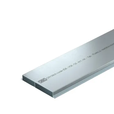 Кабельный канал для заливки в стяжку EUK 2000x190x28 мм (сталь)