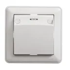 W59 Выключатель карточный одноклавишный скрытый с индикацией белый