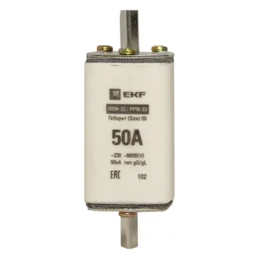 Вставка плавкая ППН-33 160/50А габарит 00