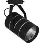 Светильник светодиодный трековый на шинопровод ДПО-12w 4000К 1080Лм черный