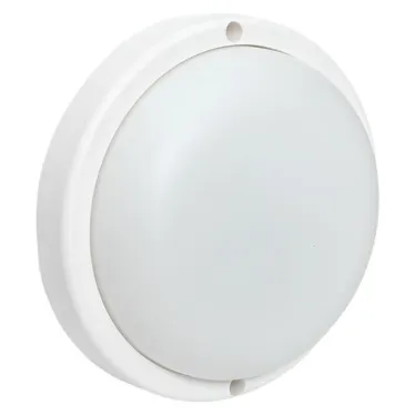 Светильник светодиодный ДПО-12Вт 960 лм 4000K IP65 ЖКХ круг с оптико-акустическим датчиком движения Luma