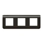 Рамка Mosaic 3X2 модуля - матовая черная