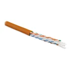 Витая пара U/UTP кат 6 4 пары AWG23 solid с разделителем IN LSZH нг(А)-HF оранжевый 100м